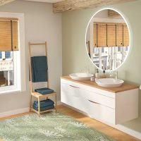 Thumbnail of http://Matt%20white%20Illusion%20bathroom%20cabinet