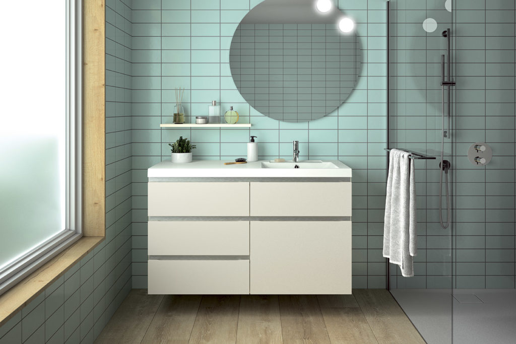 Rivoli 120cm monobloc washbasin cabinet