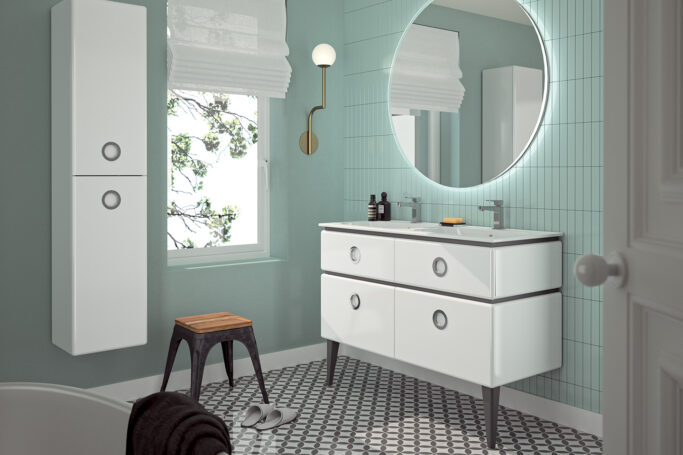 Jolie Môme, bathroom furniture by DECOTEC Jolie Môme, bathroom furniture by DECOTEC