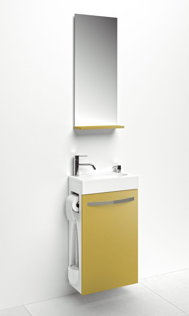 Combo curry bathroom cabinet