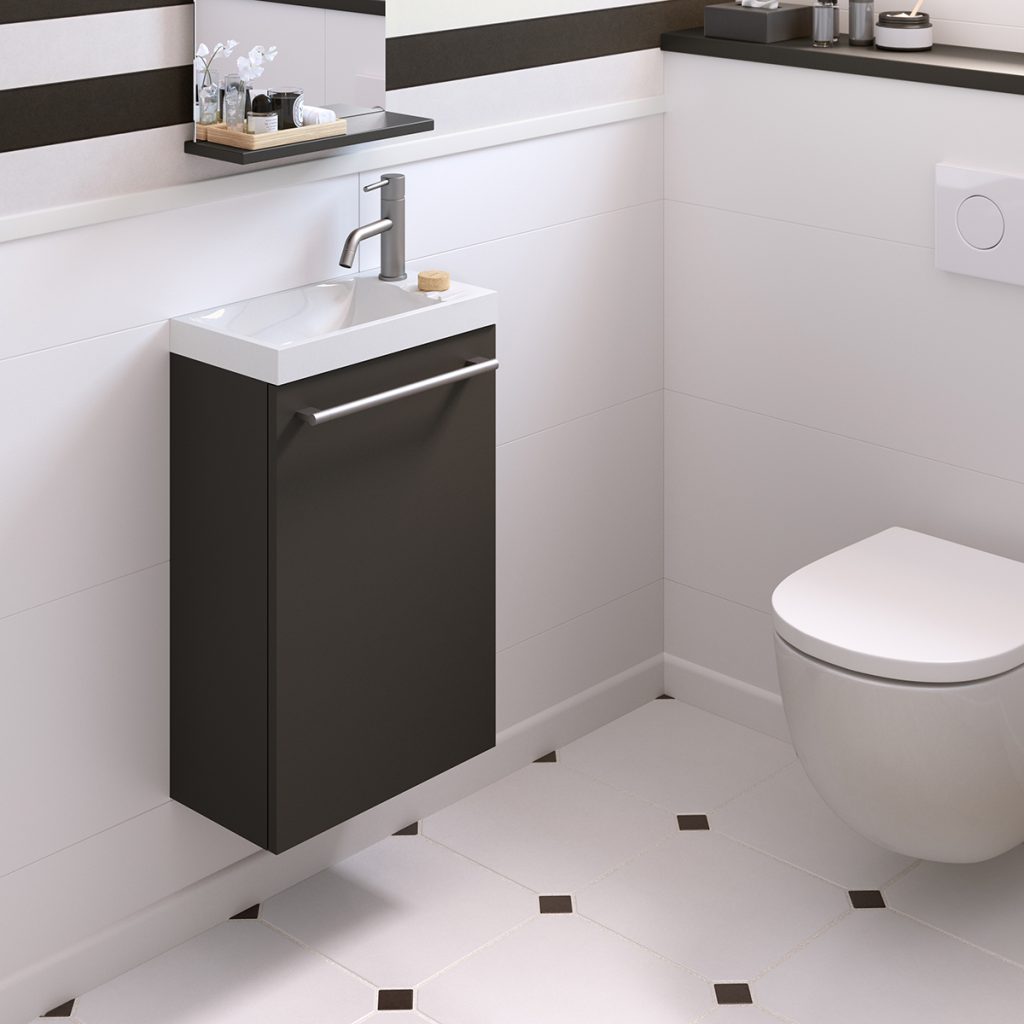 lave-mains Sucre laque noire DECOTEC