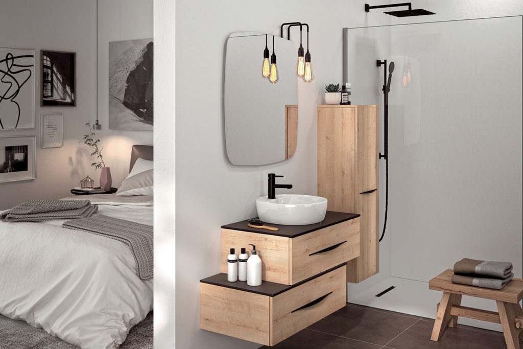 Bento bathroom furniture by DECOTEC