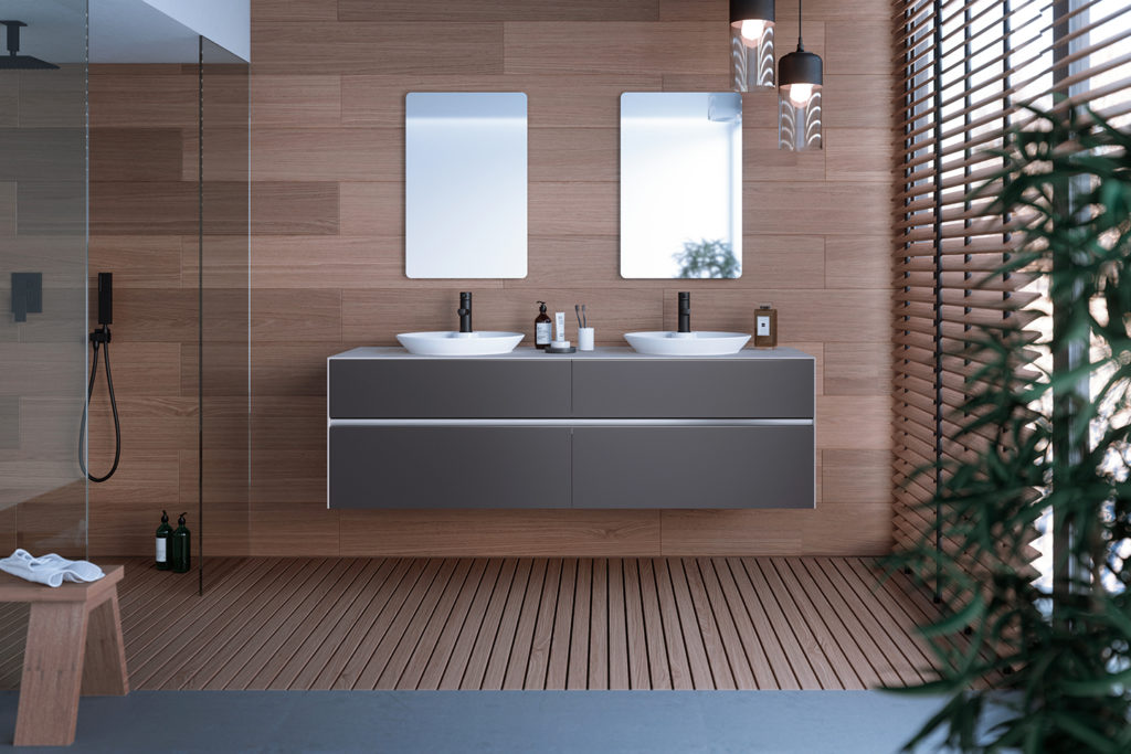 Karma, bathroom furniture by DECOTEC