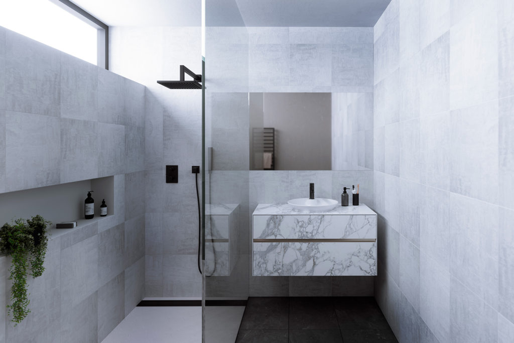 Karma, bathroom furniture by DECOTEC