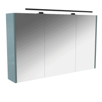 Thumbnail of http://Armoire%20Courtoisie%20L100%20laque%20Baltique%20mat%20+%20spot%20LED%20Paname%20L80%20Noir%20mat