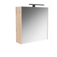 Thumbnail of http://Armoire%20Courtoisie%20L60%20-%20Chene%20vanille%20+%20spot%20LED%20Celeste%20L30%20Noir%20mat