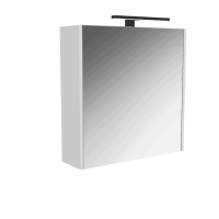 Thumbnail of http://Armoire%20Courtoisie%20L60%20-%20laque%20Blanc%20mat%20+%20spot%20LED%20Celeste%20L30%20Noir%20mat