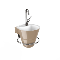 Thumbnail of http://Lave-mains%20Cône%20camel%20brillant%20-%20DECOTEC,