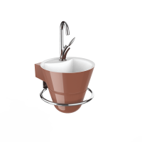 Thumbnail of http://Lave-mains%20Cône%20terracotta%20brillant%20-%20DECOTEC