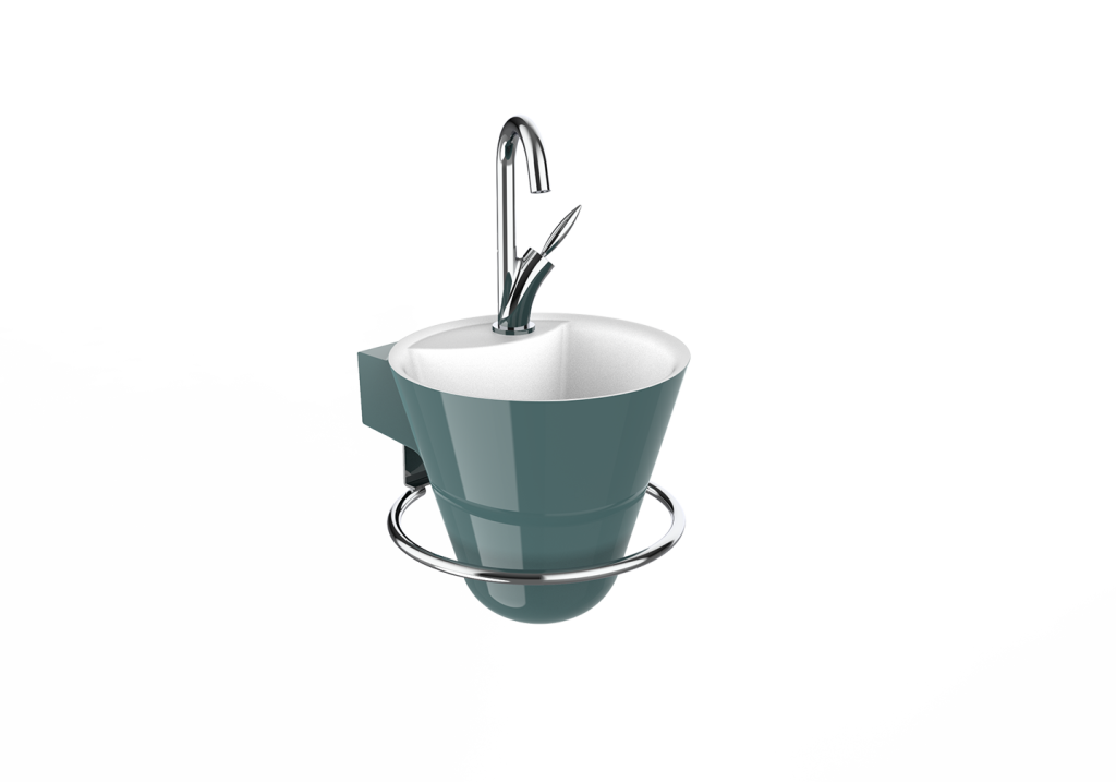 Lave-mains Cône tundra brillant -  DECOTEC