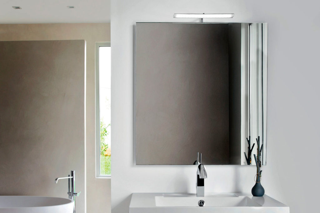 Square mirror Initial by DECOTEC
