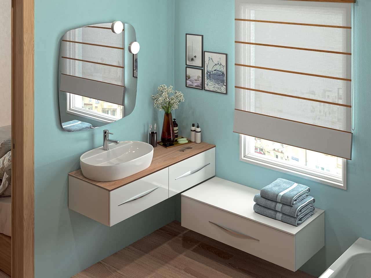 Bento bathroom furniture by DECOTEC