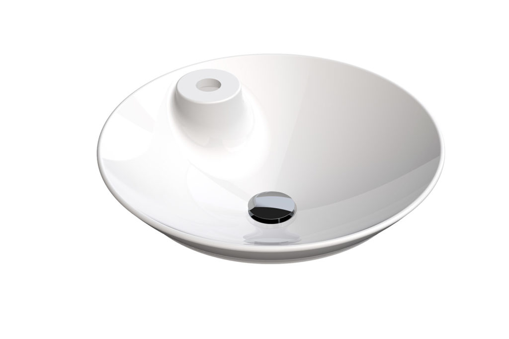 Tulipe semi-recessed basin by DECOTEC