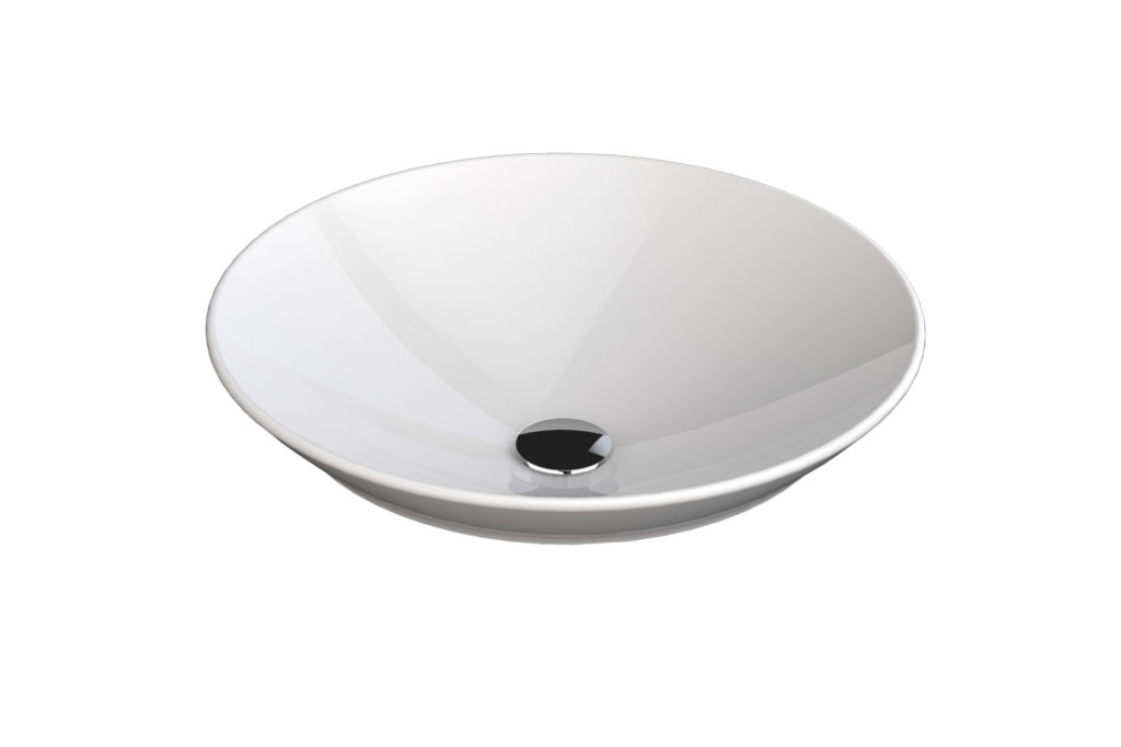 Semi-recessed basin Tulipe by DECOTEC