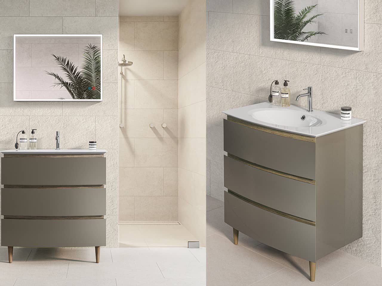 Bel Ami washbasin cabinet by DECOTEC