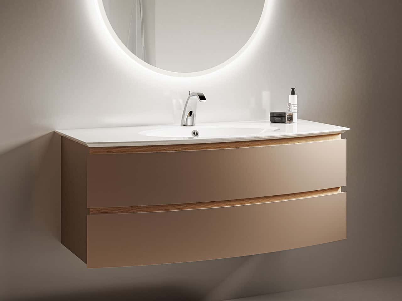 Bel Ami washbasin cabinet by DECOTEC