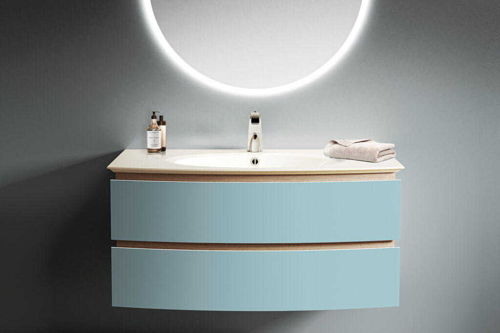 Bel Ami washbasin cabinet by DECOTEC