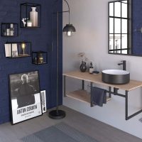 Thumbnail of http://Console%20Atelier%20black%20bathroom%20cabinet%20120cm