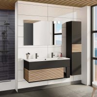 Thumbnail of http://Archi%20washbasin%20cabinet%20in%20matt%20black,%20120%20cm
