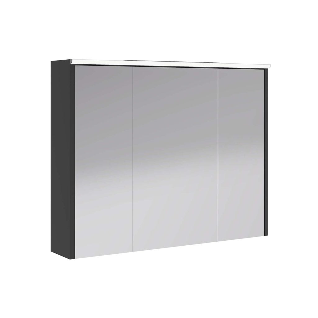 Matte black Archi wardrobe L90