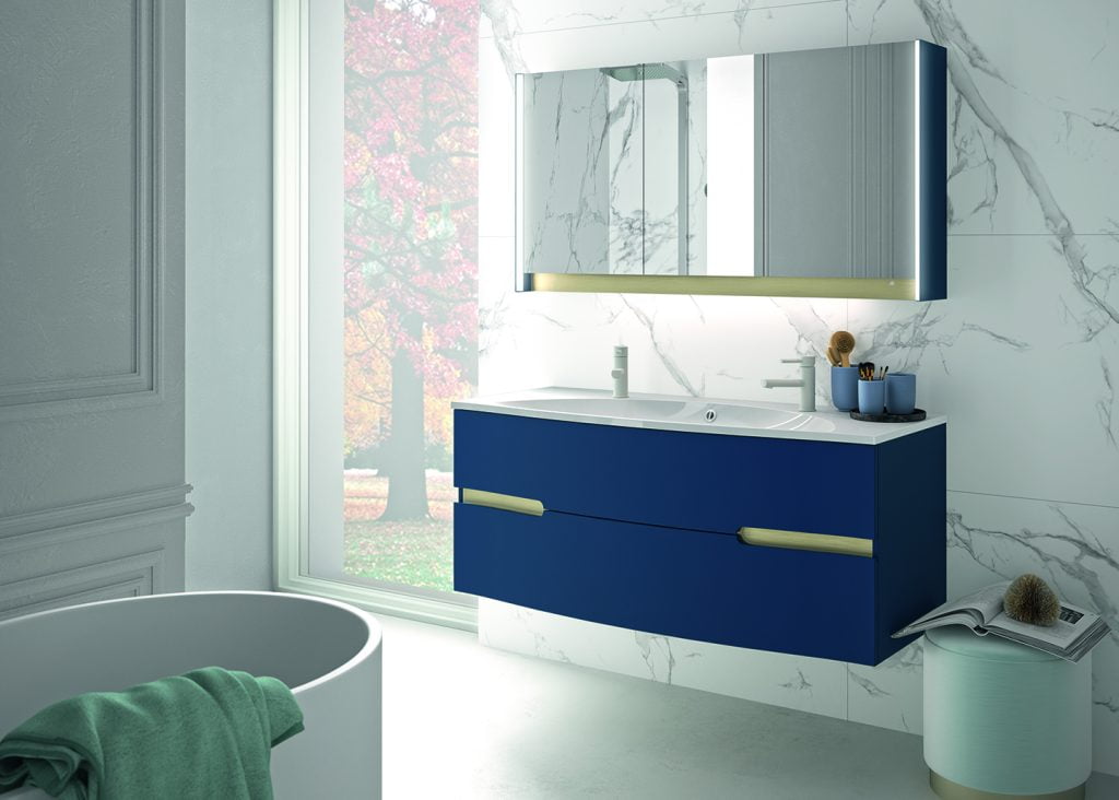 Wardrobe Egerie Matt night blue L130