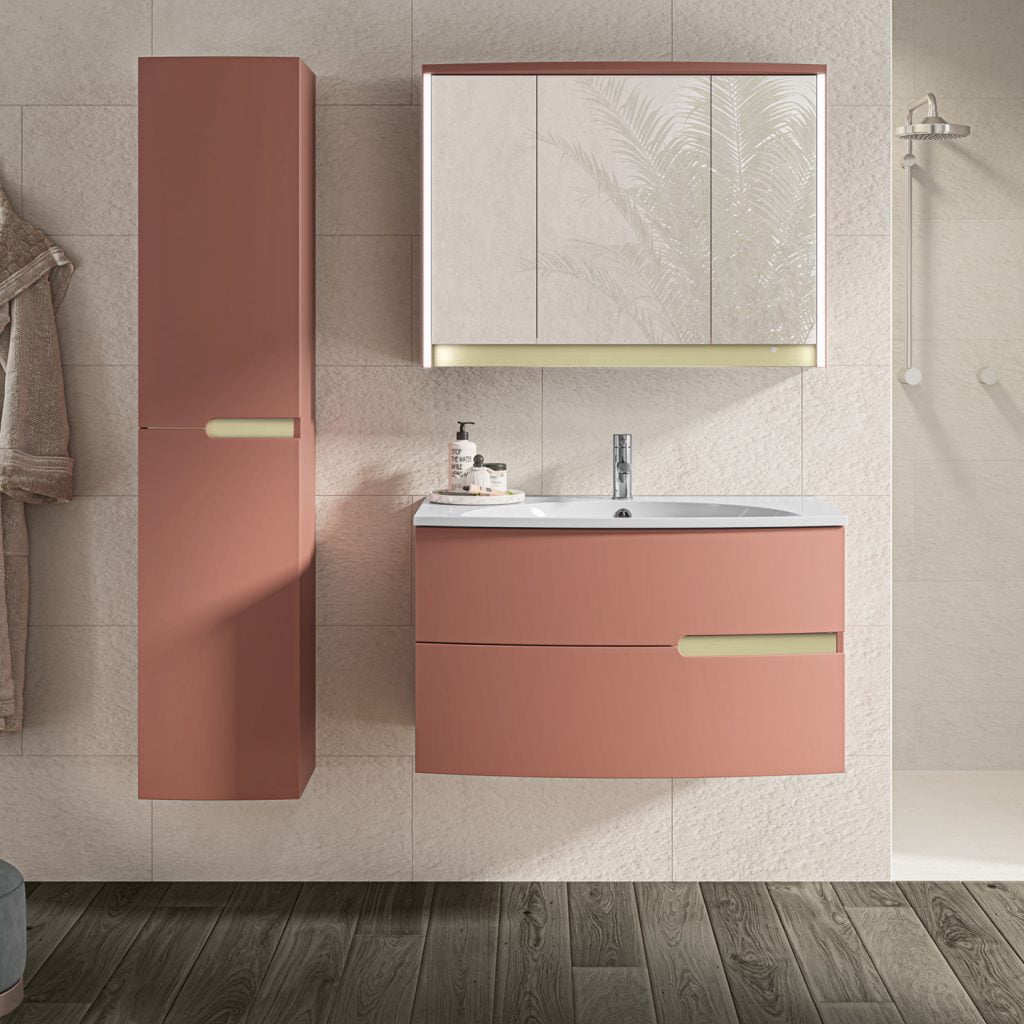 Wardrobe and headband Egerie Terracotta mat L90