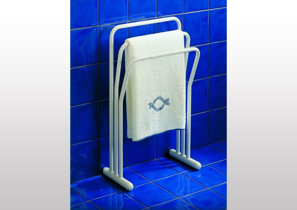 Porte-serviettes blanc, Longchamp par DECOTEC