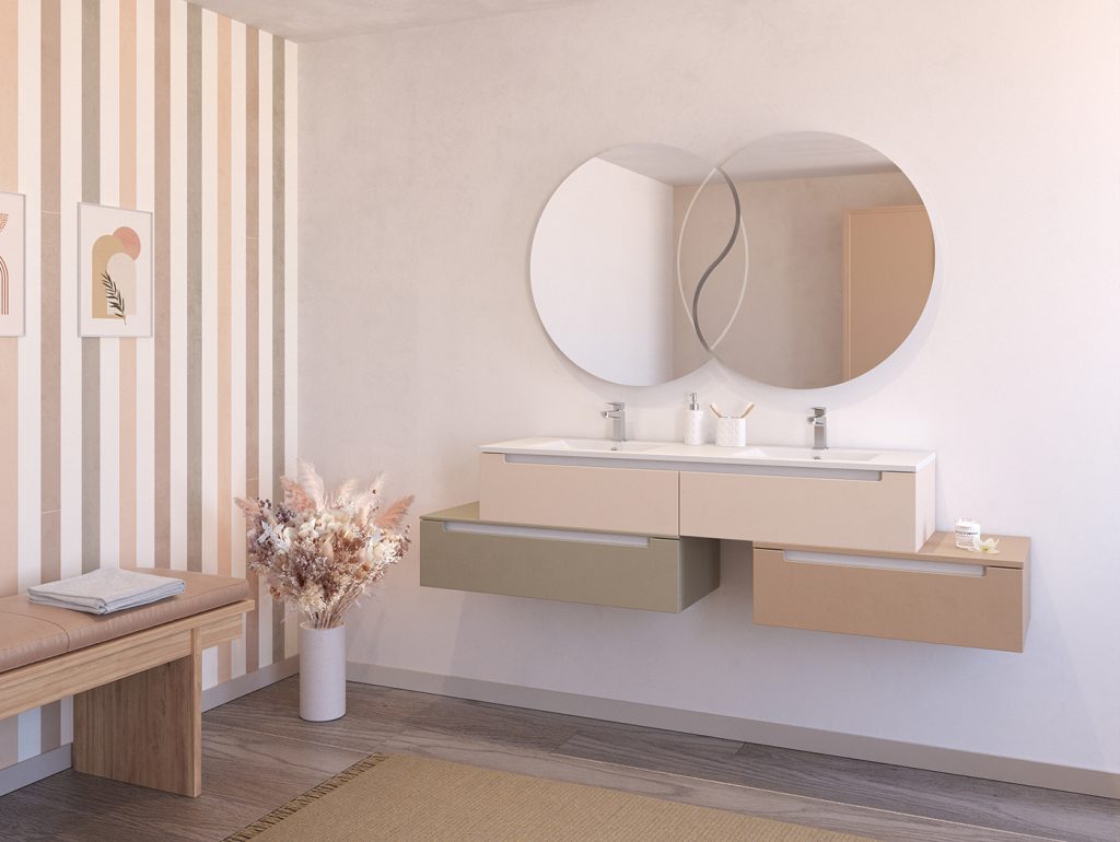 BENTO Washbasin cabinet- DECOTEC - Bathroom furniture