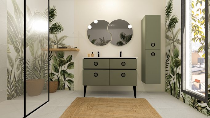 Jolie Mome L121 Fougere – miroirs Les Inseparables Ø70 – Colonne H162 Jolie Mome L121 Fougere - miroirs Les Inseparables Ø70 - Colonne H162