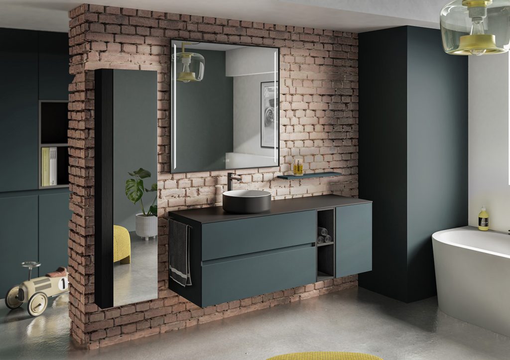 DECOTEC offers you with its collection of SIGNATURE bathroom furniture, the possibility of choosing the size, the color, the washbasin and the countertop washbasin or the monobloc counter.