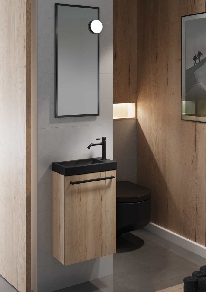 lave main LULU chêne naturel brut - DECOTEC