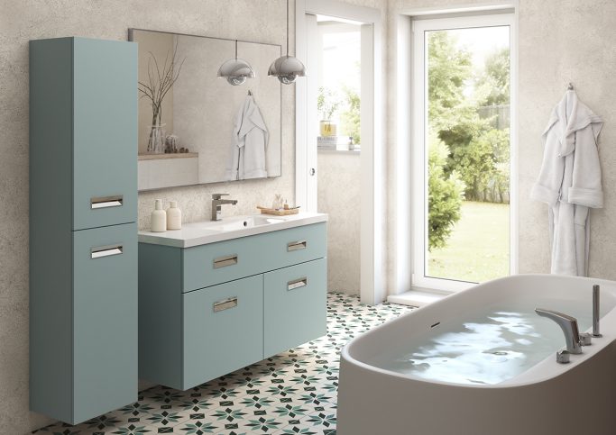 P046-2023_ENV002_ OPTIMUM 120 GEN01_FIN01_AdobeRGB Meuble de salle de bain Optimum plan vasque L120 par DECOTEC