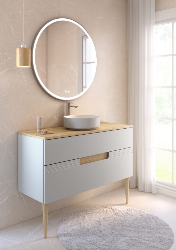 Vibrato L120 – Finition Laque Gris Perle