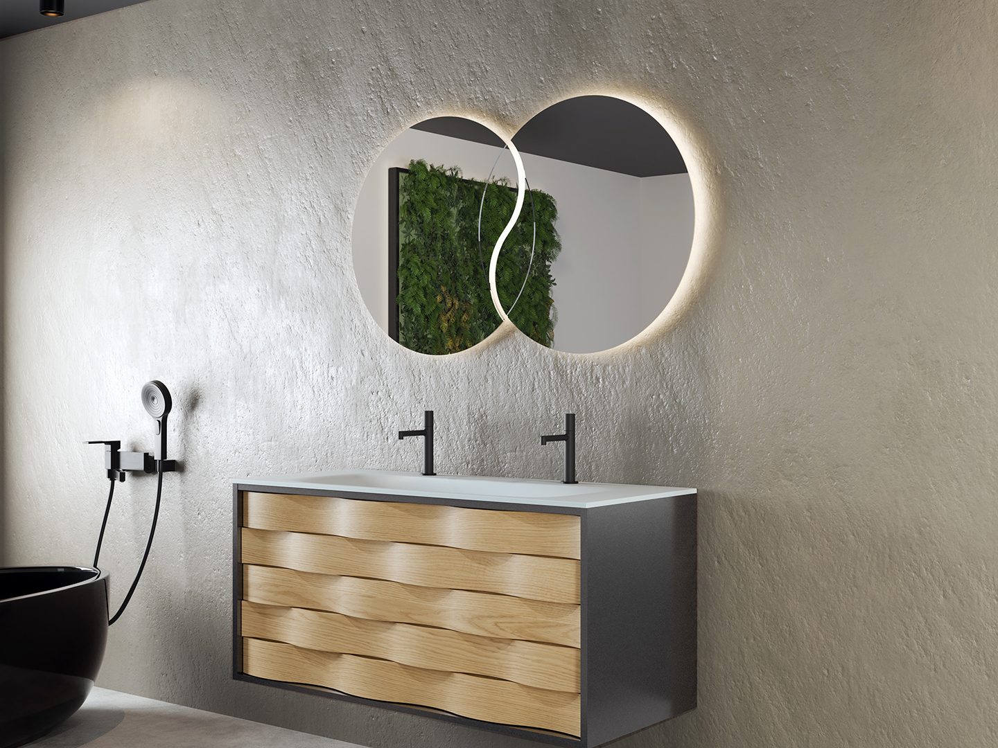 Meuble vasque Cascade L120