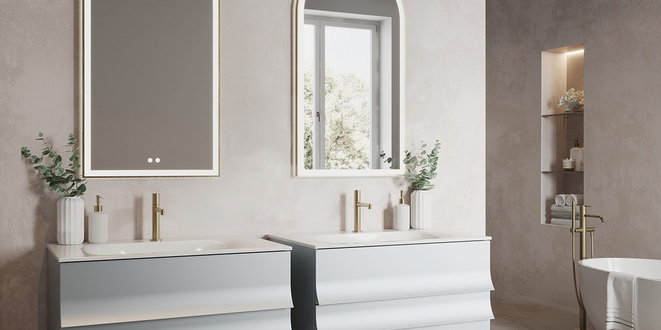 Meuble vasque Pagode, par decotec