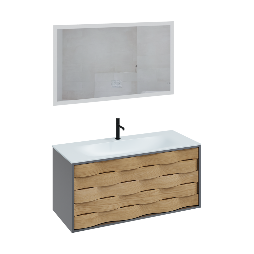 Meuble vasque Cascade L120 DECOTEC