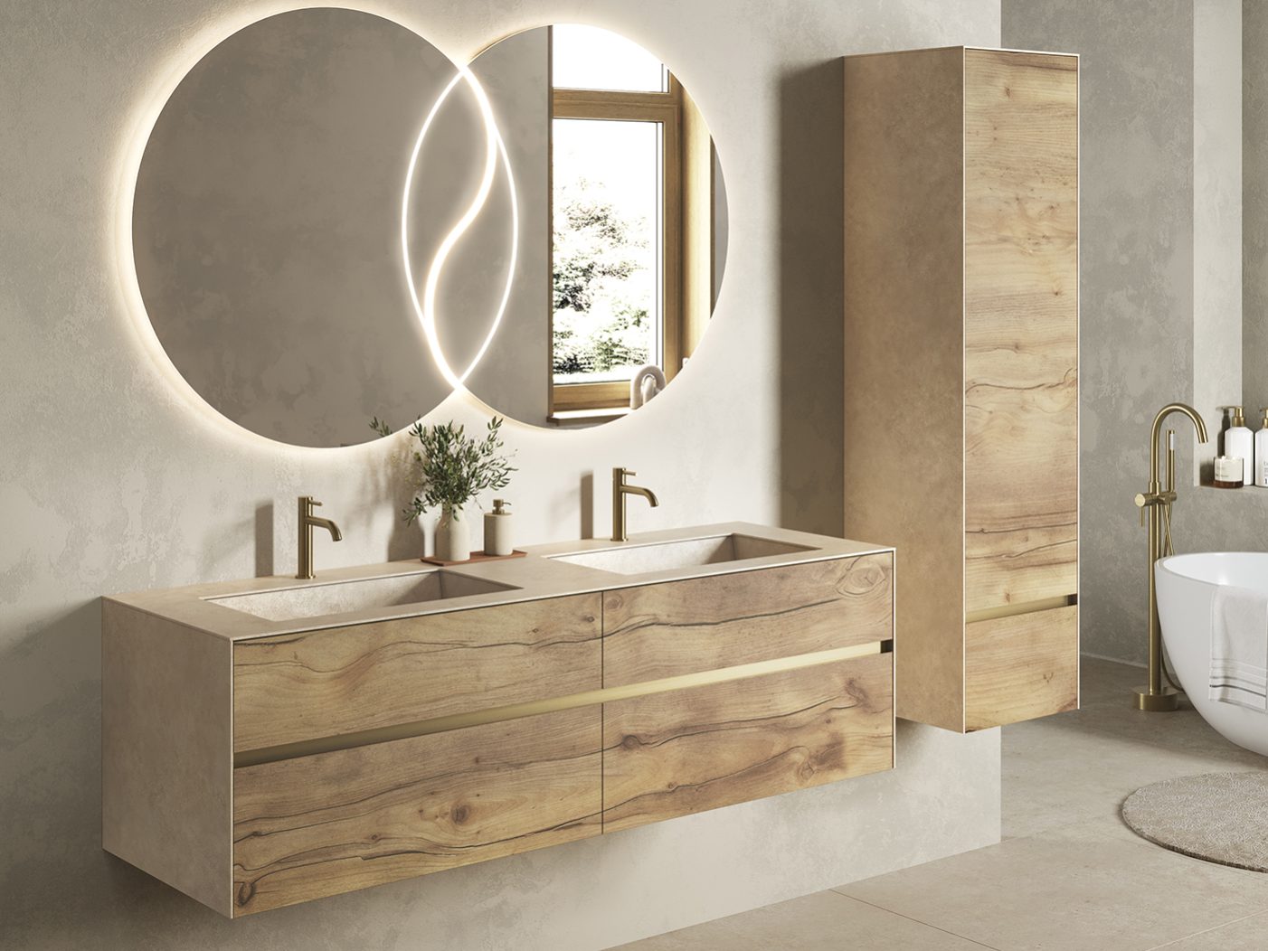 Karma chêne poutre - L 160